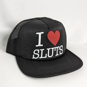 COPY - I heart Sluts Trucker Hat Mesh Snap Back